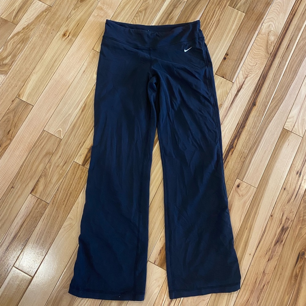 Nike wide leg yoga pants